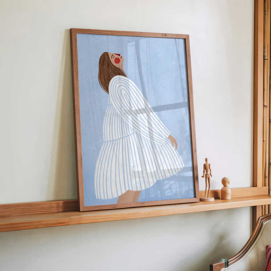 The Woman With the Blue Stripes by Bea Müller