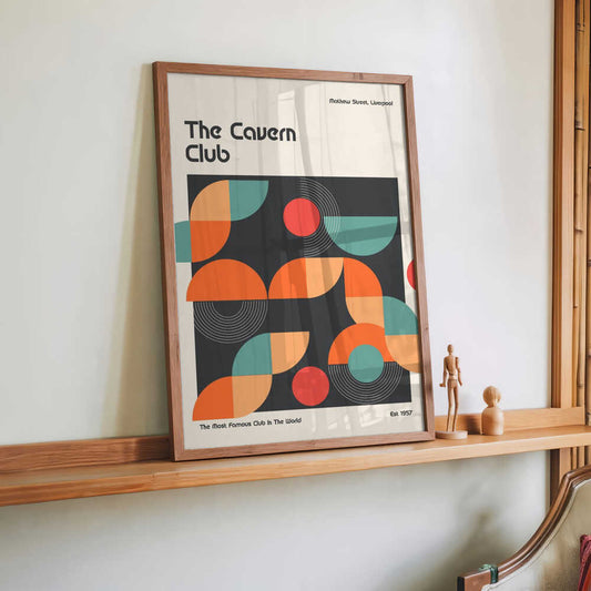 Cavern Club Design Poster by Retrodrome