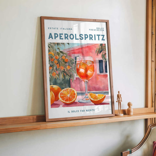 Aperol Spritz, Aquarell, Fresh by Ohkimiko
