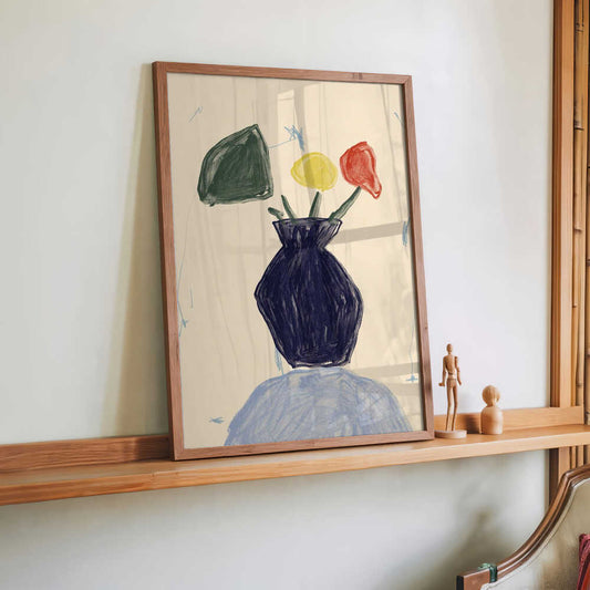 Vivid Vase Blooms by Treechild