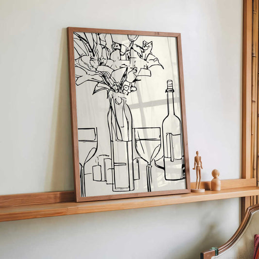 Wine and Blooms by Treechild