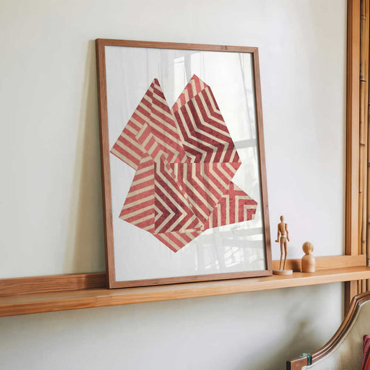 Zen Stone V. (red version) by Paulina Vårregn