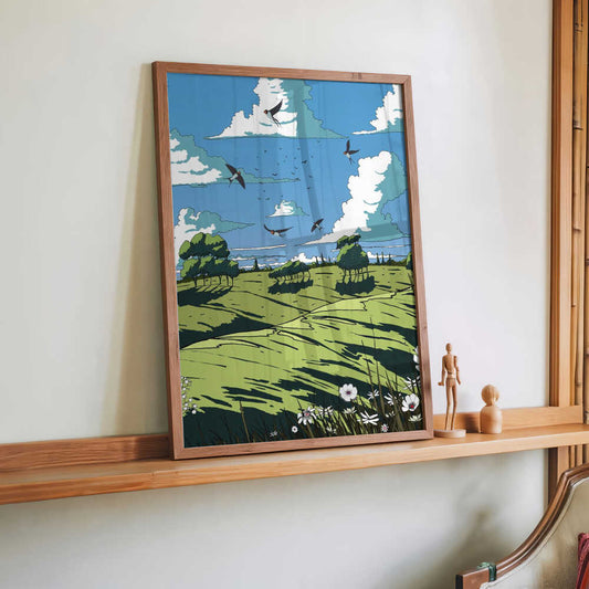 Landschaft im Sommer von Nicholas