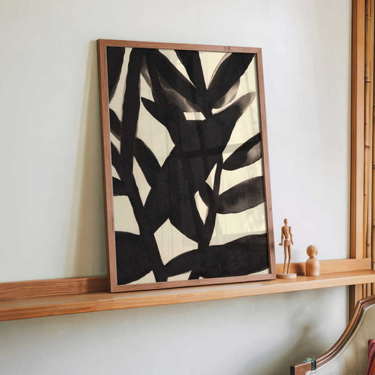 Branches in Black and Beige II by Janel Bragg