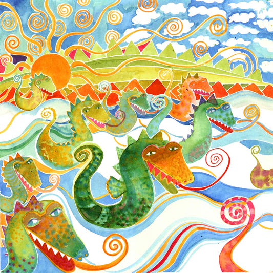 Dragon Race by Christina Gaude