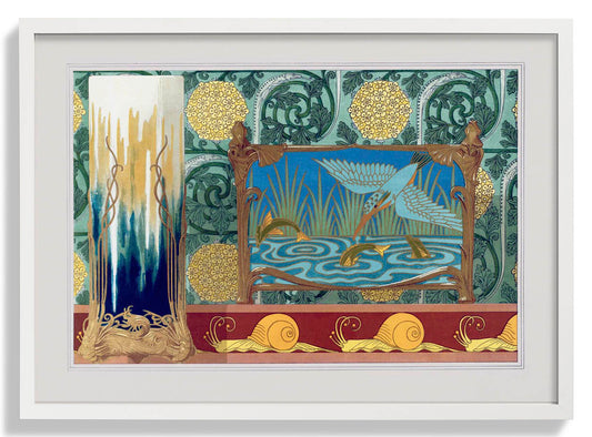 Bird on the Lake and Snails