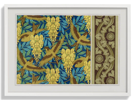 Birds, Flowers and Leaves