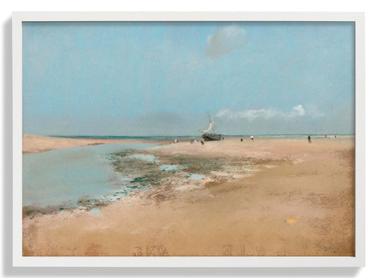Beach at Low Tide by Edgar Degas