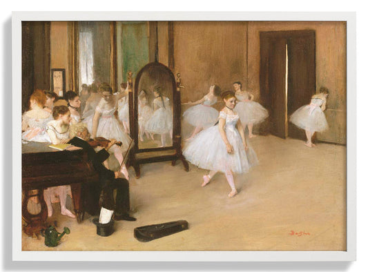 Die tanzende Klasse von Edgar Degas