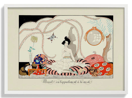 Minhuit ... ou l_appartement a la mode Vintage Poster