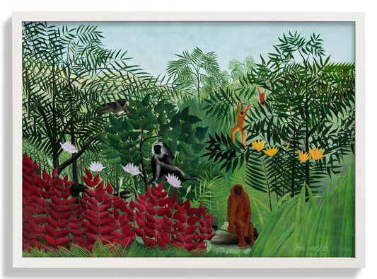 Tropischer Wald von Rousseau Kunstdruck