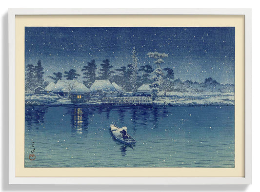 Japanische Fischer von Hasui
