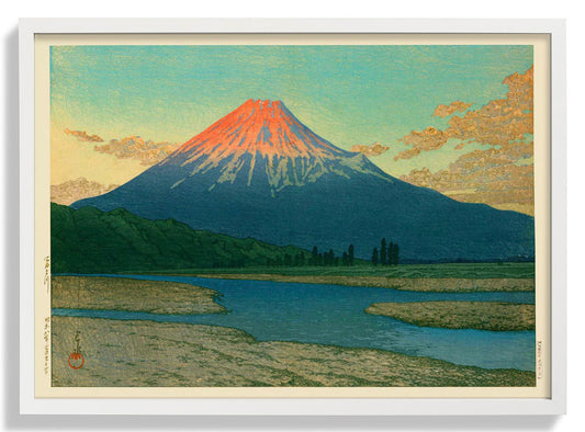 Berg Fuji Fujikawa von Hasui