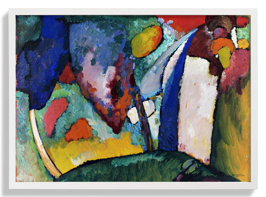 Der Wasserfall von Wassily Kandinsky Poster