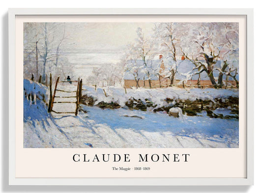 Die Elstern von Claude Monet