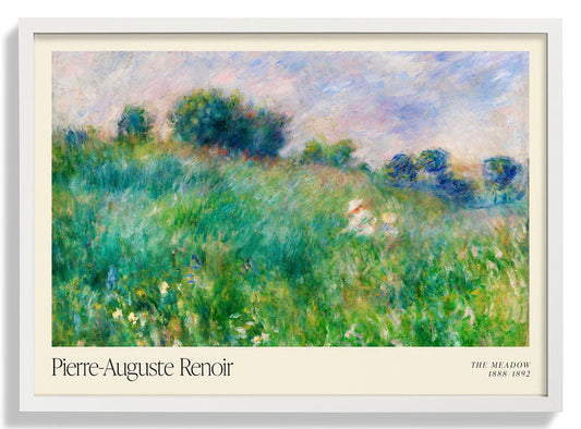 Meadow Art Ausstellungsplakat von Pierre A. Renoir