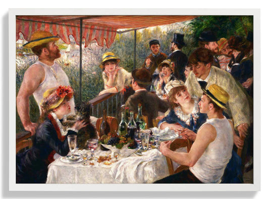 Mittagessen der Bootsparty Gemälde von Pierre A. Renoir