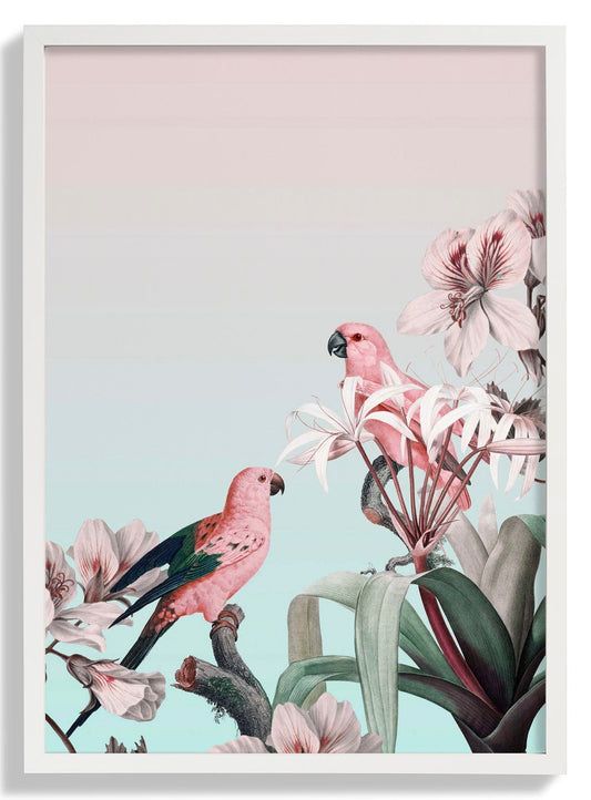Pastel Parrots Paradise by Andrea Haase