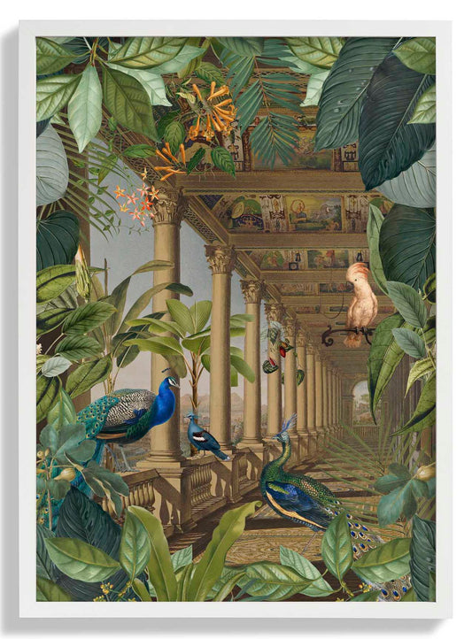 Lost Jungle Place With Peacocks 2 by Andrea Haase