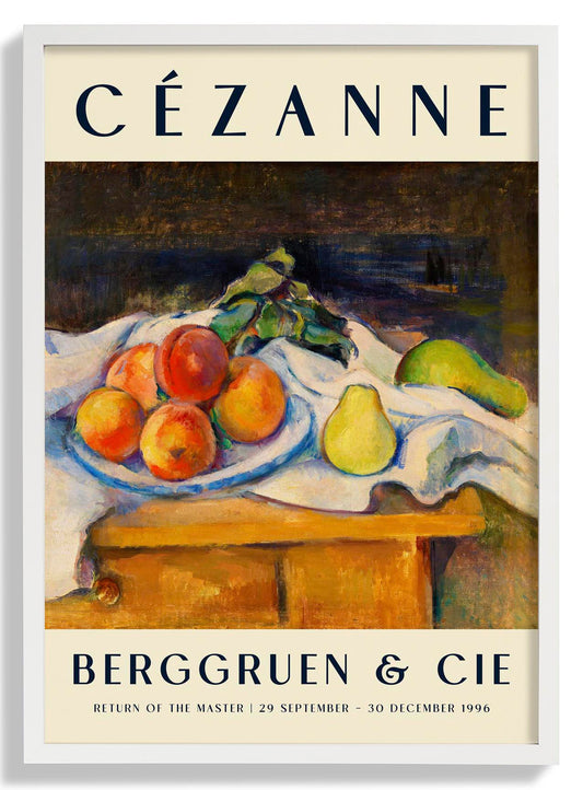 Fruit on a Table Art Exhibition By Paul Cézanne