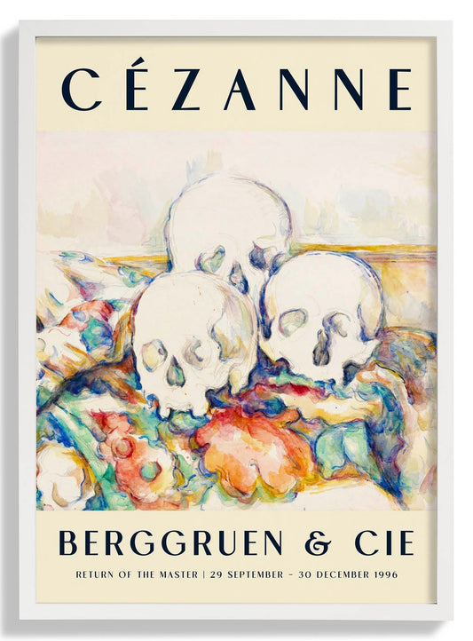 The Three Skulls Art Exhibition By Paul Cézanne