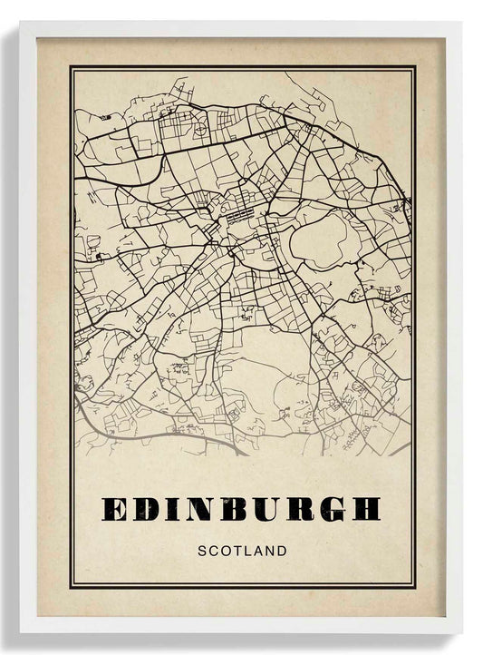 Edinburgh City Sepia