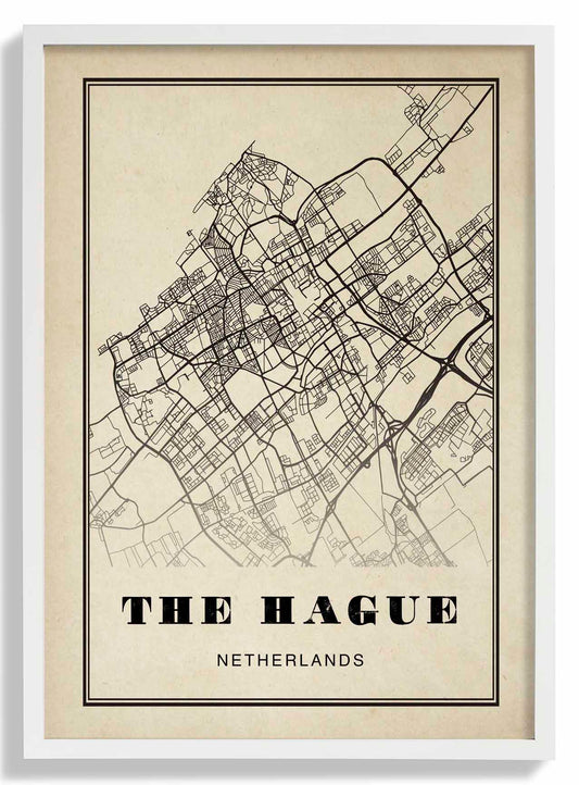 The Hague City Sepia