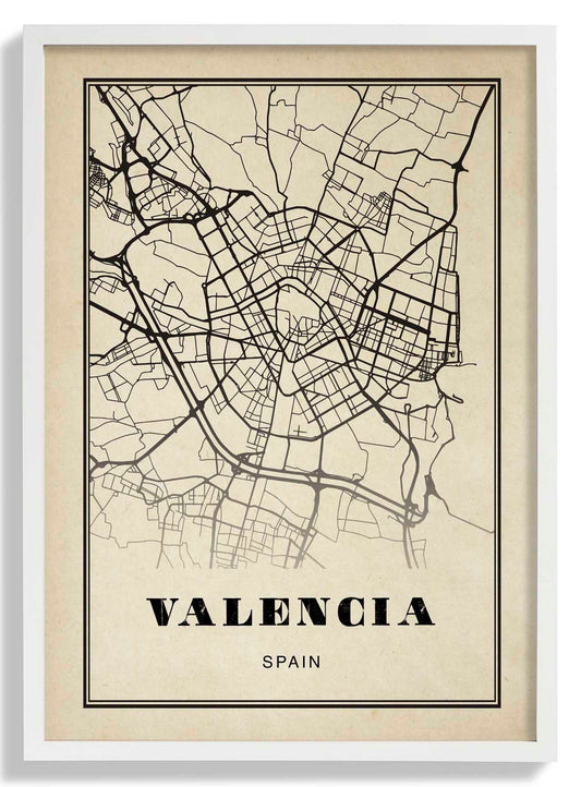 Valencia City Sepia