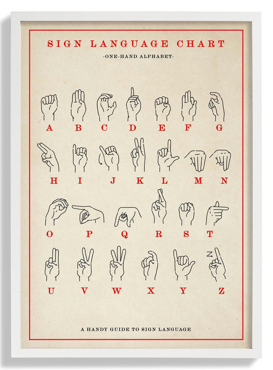 Vintage Sign Language
