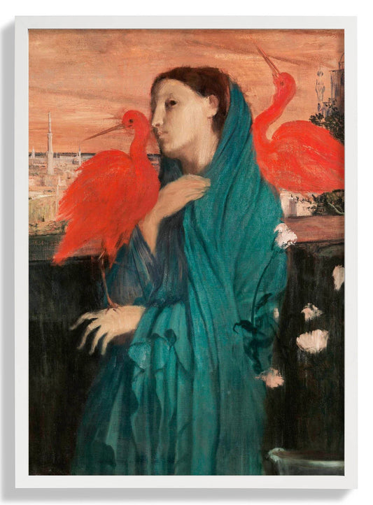 Young Woman with Ibis by Edgar Degas