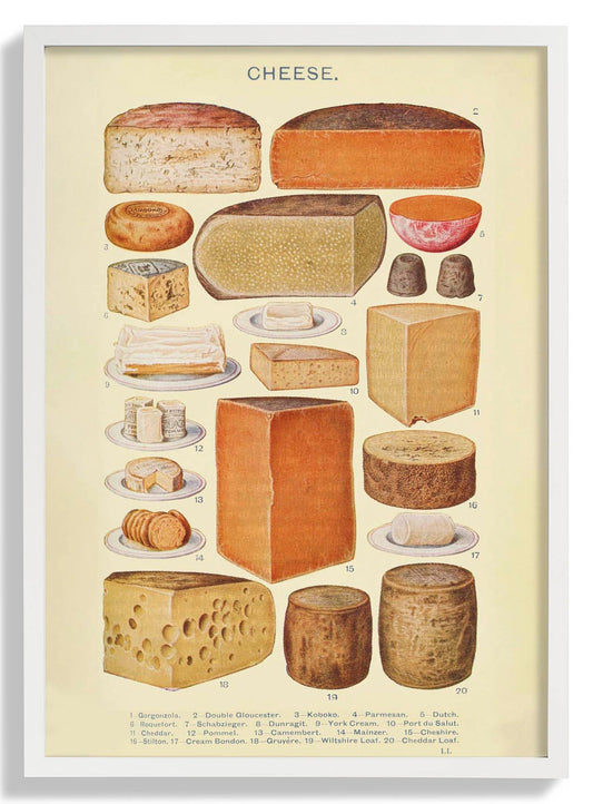Cheeses from Mrs. Beeton's Household Management
