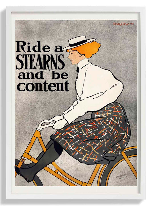 Ride a Stearns and be Content by Edward Penfield