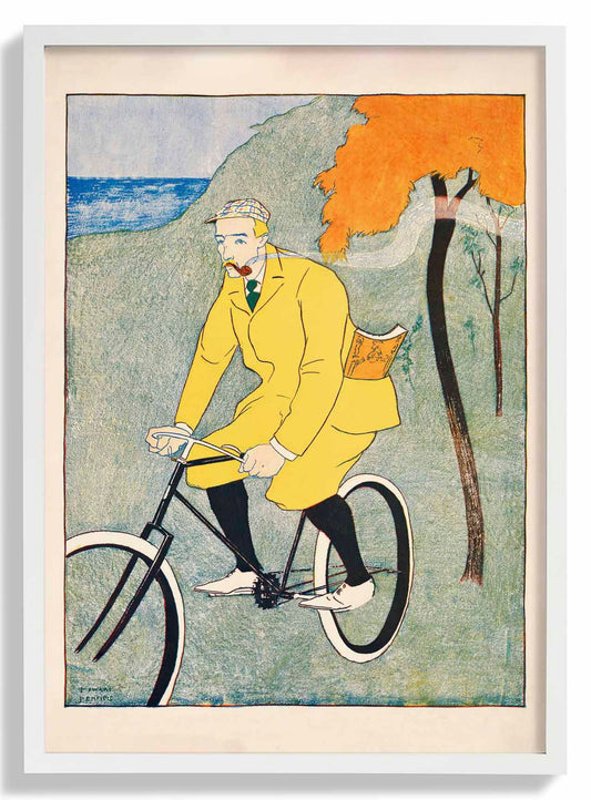 Man Riding Bicycle von Edward Penfield
