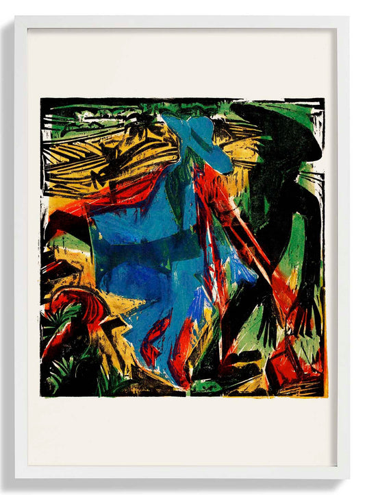 Schlemihl's Encounter by Ernst Kirchner