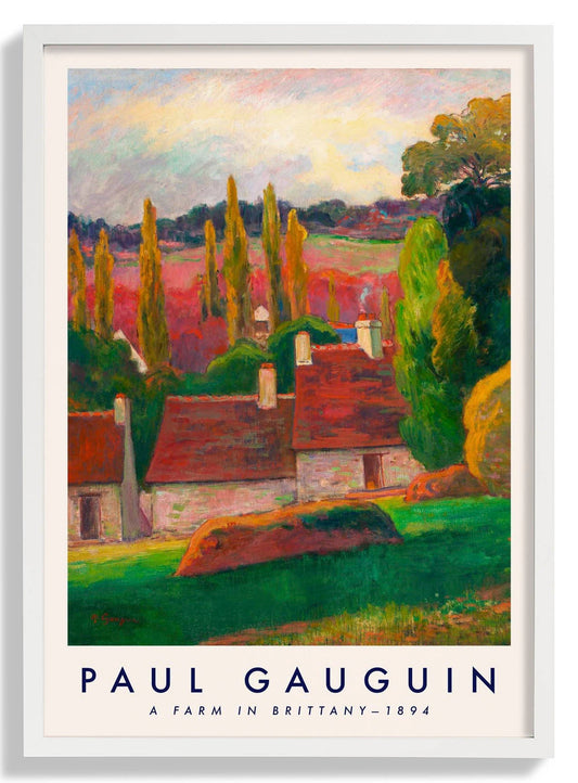 A Farm In Brittany by Paul Gauguin