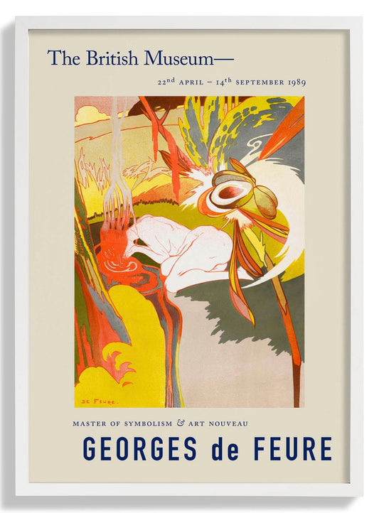 Georges de Feure La source du Mal Ausstellungsplakat