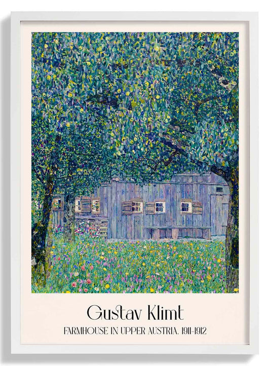 Bauernhaus in Oberösterreich von Gustav Klimt