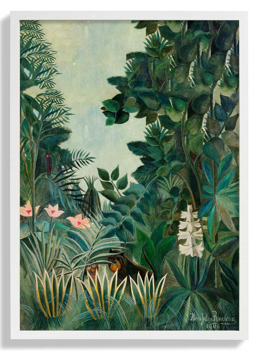 The Equatorial Jungle by Rousseau Art Print