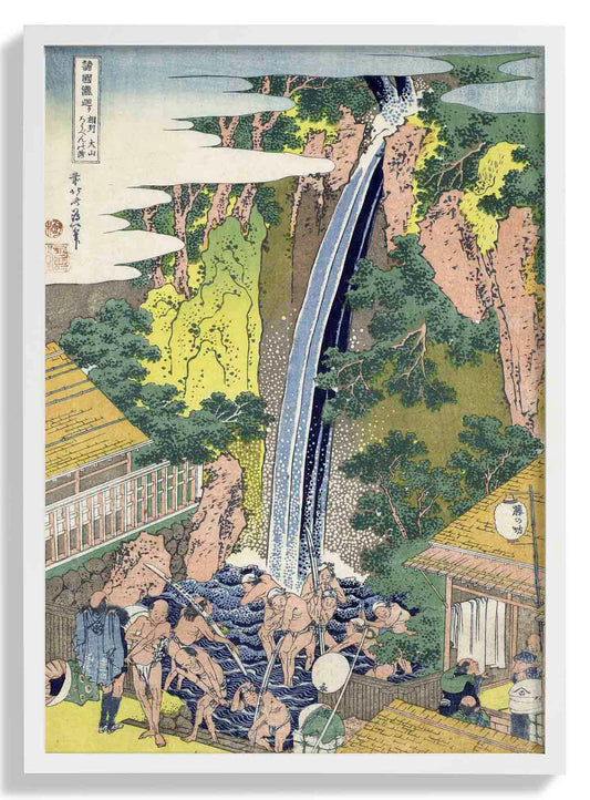 Roben Waterfall by Hokusai