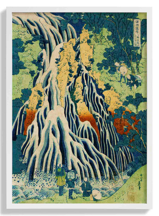 Shimotsuke Waterfall by Hokusai