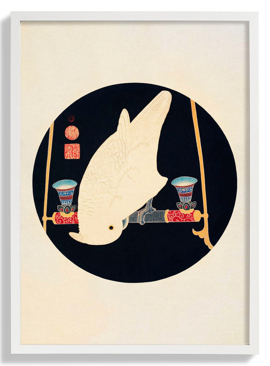 The White Macaw by Ito Jakuchu