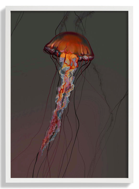 Rising Spectre Jellyfish by Julia Charlott