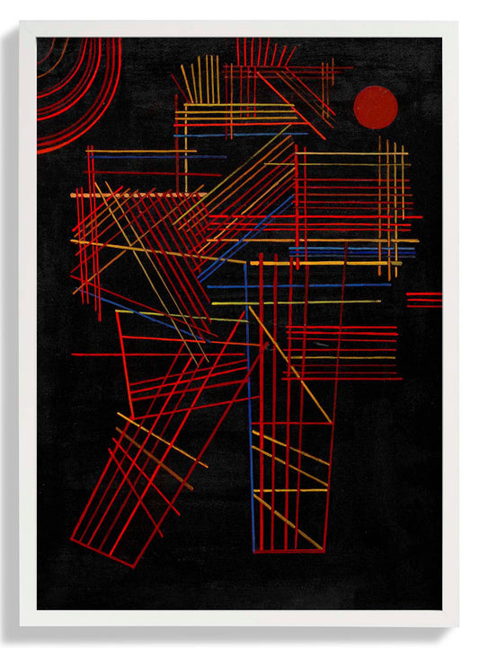 Colored Sticks by Wassily Kandinsky