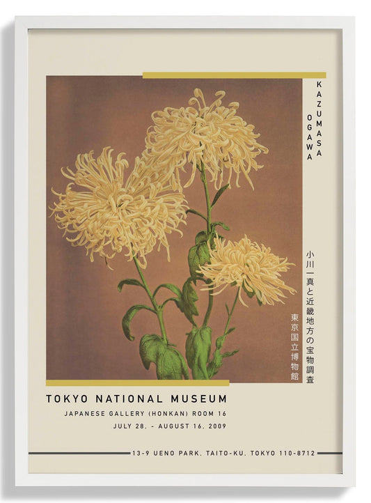 Three Yellow Chrysanthemum by Kazumasa Exhibition