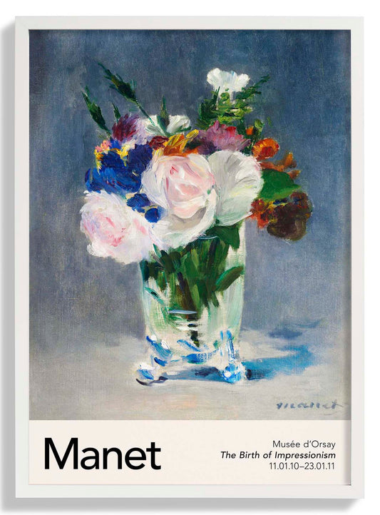 Flowers in a Crystal Vase by Manet Exhibition