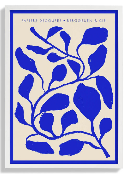 Blue Branch Papiers Découpés Art Exhibition