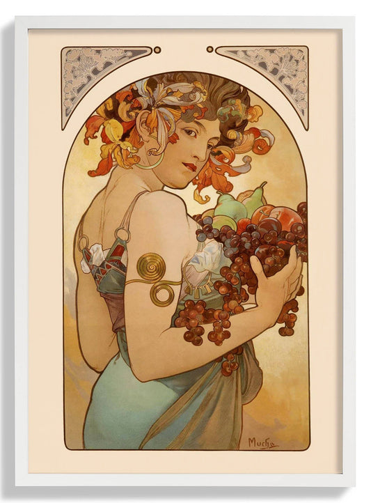 Fruit by Alphonse Mucha