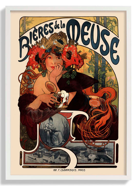 Bieres de la Meuse by Alphonse Mucha