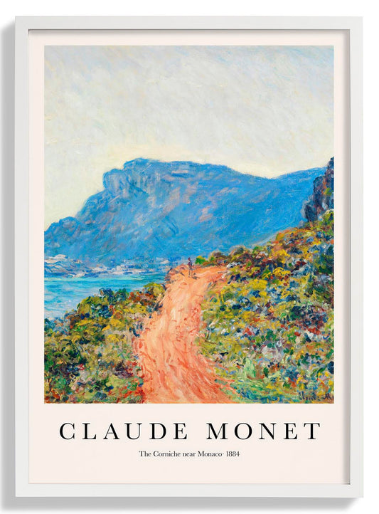 The Corniche near Monaco by Claude Monet