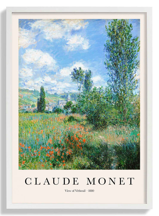 View of Vétheuil by Claude Monet